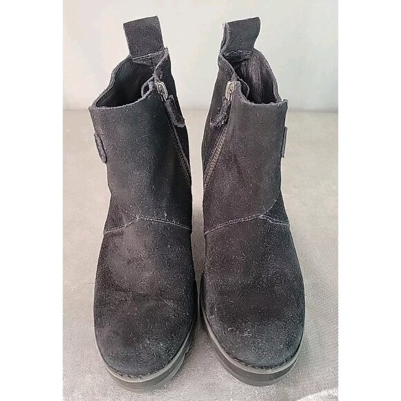 Eileen Fisher Women's Wedge Platform Suede Bootie Ankle Boot Size 6.5, GUC! - Picture 12 of 16
